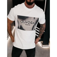 BLUZKA T-SHIRT MĘSKI OLAVOGA MEN ALMAIN ECRU