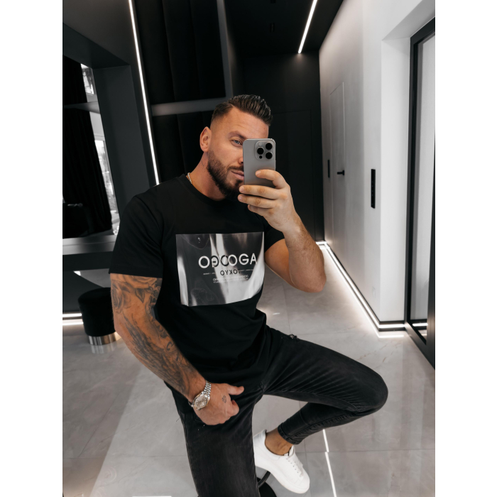 BLUZKA T-SHIRT MĘSKI OLAVOGA MEN ALMAIN BLACK