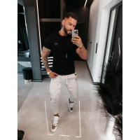 BLUZKA T-SHIRT MĘSKI OLAVOGA MEN BANXI BLACK