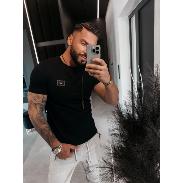 BLUZKA T-SHIRT MĘSKI OLAVOGA MEN BANXI BLACK