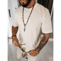 BLUZKA T-SHIRT MĘSKI OLAVOGA MEN BARSON ECRU