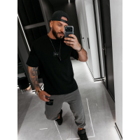 BLUZKA T-SHIRT MĘSKI OLAVOGA MEN BARSON BLACK
