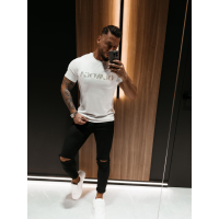 BLUZKA T-SHIRT MĘSKI OLAVOGA MEN BERG ECRU