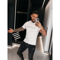 BLUZKA T-SHIRT MĘSKI OLAVOGA MEN BIX ECRU