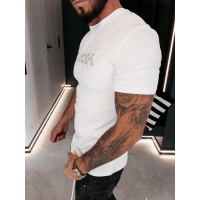 BLUZKA T-SHIRT MĘSKI OLAVOGA MEN BIX ECRU