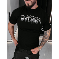 BLUZKA T-SHIRT MĘSKI OLAVOGA MEN CUON BLACK