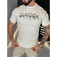 BLUZKA T-SHIRT MĘSKI OLAVOGA MEN CUON ECRU