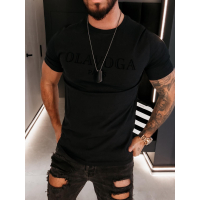 BLUZKA T-SHIRT MĘSKI OLAVOGA MEN KAAR BLACK