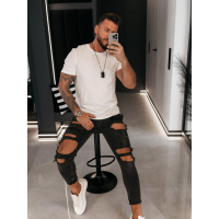 BLUZKA T-SHIRT MĘSKI OLAVOGA MEN KAAR ECRU