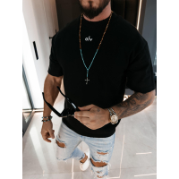 BLUZKA T-SHIRT MĘSKI OLAVOGA MEN NOVAVEON BLACK