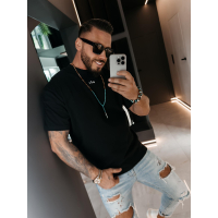 BLUZKA T-SHIRT MĘSKI OLAVOGA MEN NOVAVEON BLACK
