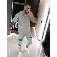 BLUZKA T-SHIRT MĘSKI OLAVOGA MEN NOVAVEON GRAY