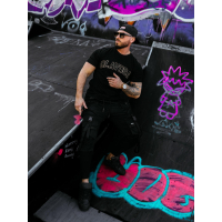 BLUZKA T-SHIRT MĘSKI OLAVOGA MEN ROQA BLACK
