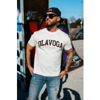 BLUZKA T-SHIRT MĘSKI OLAVOGA MEN ROQA ECRU