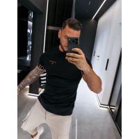 BLUZKA T-SHIRT MĘSKI OLAVOGA MEN SKYJUE BLACK