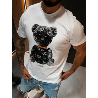 BLUZKA T-SHIRT MĘSKI OLAVOGA MEN TADY ECRU