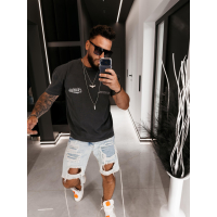 BLUZKA T-SHIRT MĘSKI OVERSIZE OLAVOGA MEN BEVERLY GRAY