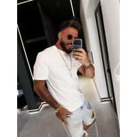 BLUZKA T-SHIRT MĘSKI OVERSIZE OLAVOGA MEN BOHO ECRU