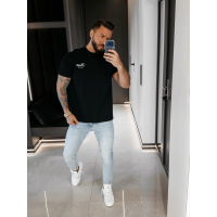 BLUZKA T-SHIRT MĘSKI OVERSIZE OLAVOGA MEN BREEZER SORO BLACK