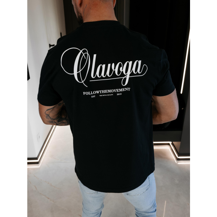 BLUZKA T-SHIRT MĘSKI OVERSIZE OLAVOGA MEN BREEZER SORO BLACK