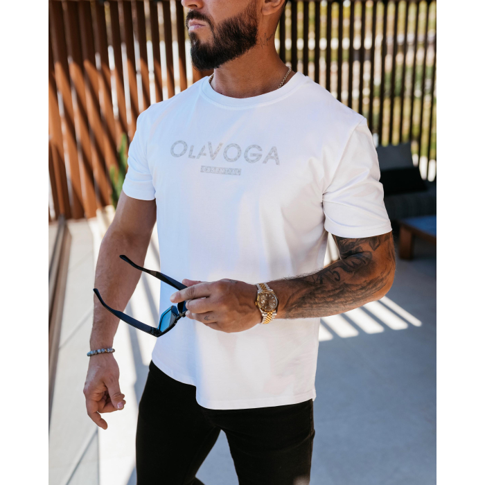 BLUZKA T-SHIRT MĘSKI OVERSIZE OLAVOGA MEN BUDSI ECRU