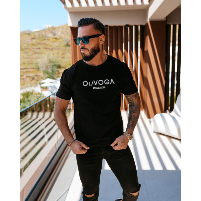 BLUZKA T-SHIRT MĘSKI OVERSIZE OLAVOGA MEN BUDSI BLACK