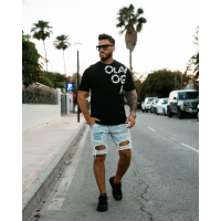 BLUZKA T-SHIRT MĘSKI OVERSIZE OLAVOGA MEN MALOR BLACK