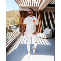 BLUZKA T-SHIRT MĘSKI OVERSIZE OLAVOGA MEN NOER WHITE