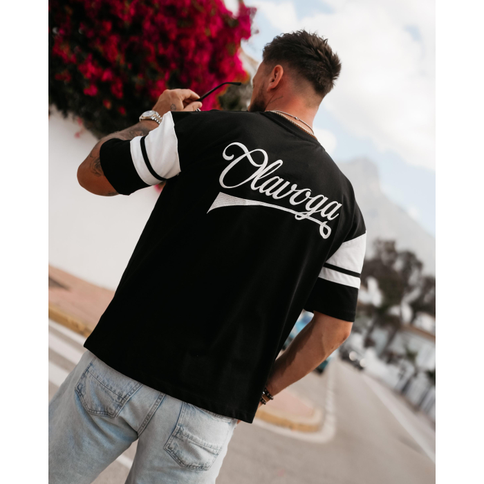 BLUZKA T-SHIRT MĘSKI OVERSIZE OLAVOGA MEN VALDORIN BLACK