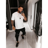 BLUZKA T-SHIRT MĘSKI OVERSIZE OLAVOGA MEN VESPAR ECRU