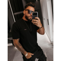 BLUZKA T-SHIRT MĘSKI OVERSIZE OLAVOGA MEN VESPAR BLACK