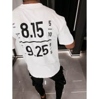 BLUZKA T-SHIRT MĘSKI OVERSIZE OLAVOGA MEN VESPAR ECRU