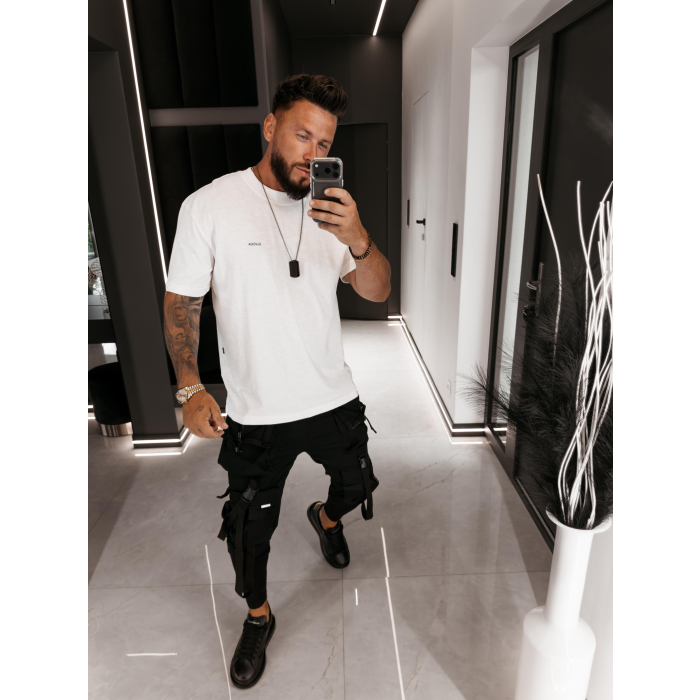 BLUZKA T-SHIRT MĘSKI OVERSIZE OLAVOGA MEN VESPAR ECRU