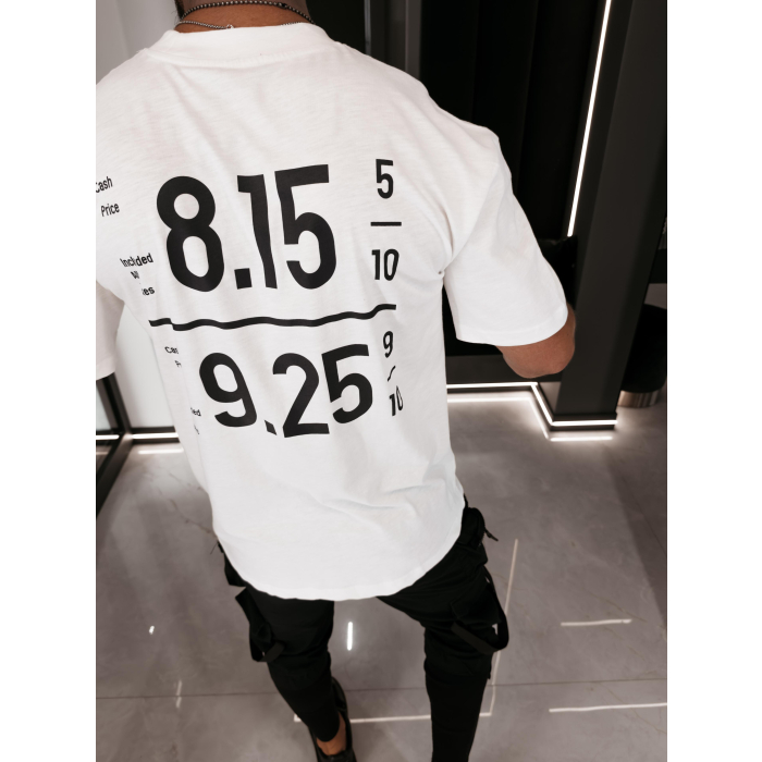 BLUZKA T-SHIRT MĘSKI OVERSIZE OLAVOGA MEN VESPAR ECRU