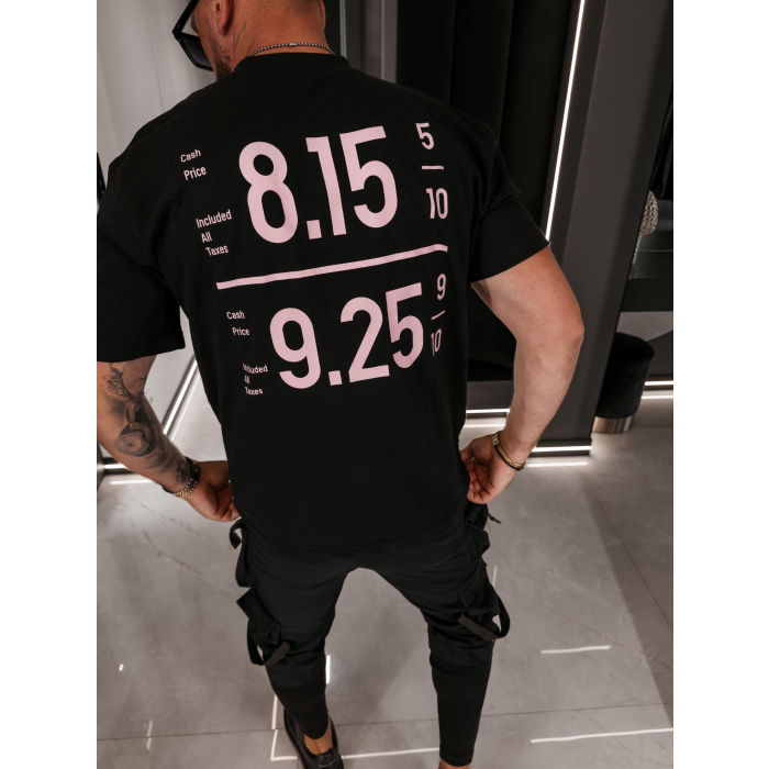 BLUZKA T-SHIRT MĘSKI OVERSIZE OLAVOGA MEN VESPAR BLACK
