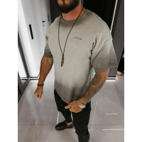 BLUZKA T-SHIRT MĘSKI OVERSIZE OLAVOGA MEN VI MA GRAY