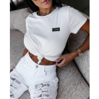 BLUZKA T-SHIRT OLAVOGA ALEXA ECRU