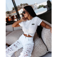 BLUZKA T-SHIRT OLAVOGA ALEXA ECRU