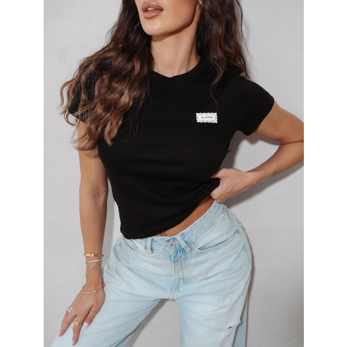 BLUZKA T-SHIRT OLAVOGA ALEXA BLACK