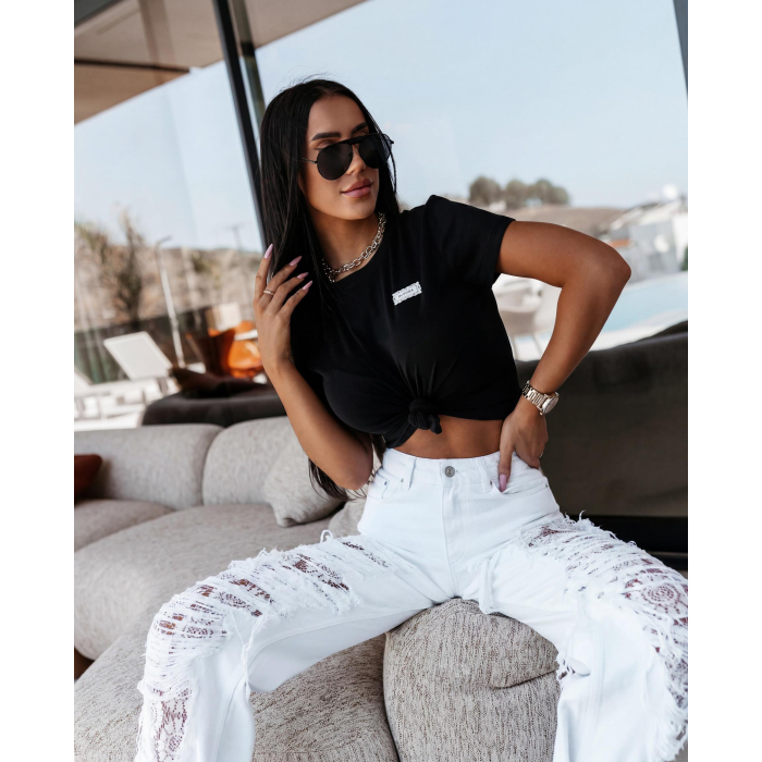 BLUZKA T-SHIRT OLAVOGA ALEXA BLACK