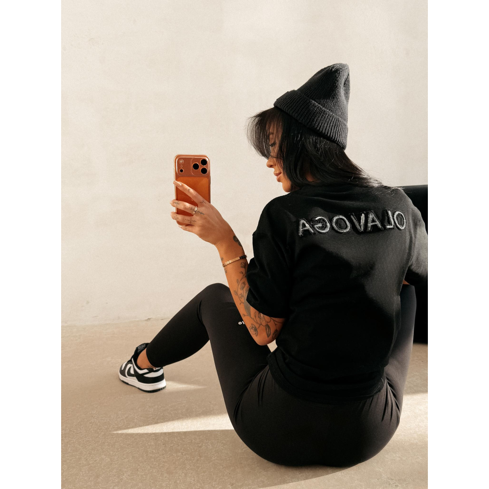 BLUZKA T-SHIRT OLAVOGA BLACK BLUSH BLACK