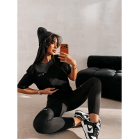 BLUZKA T-SHIRT OLAVOGA BLACK BLUSH BLACK
