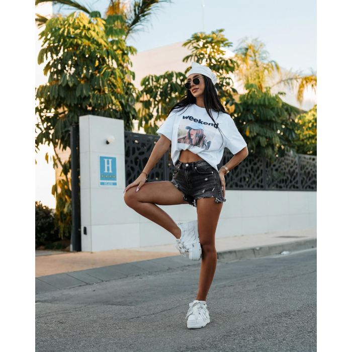 BLUZKA T-SHIRT OLAVOGA FLYKIO ECRU