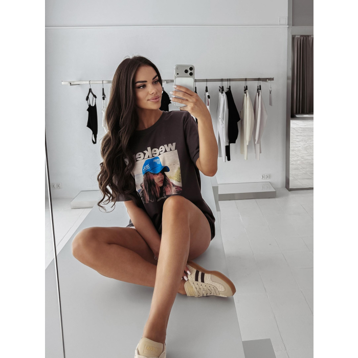 BLUZKA T-SHIRT OLAVOGA FLYKIO GRAY
