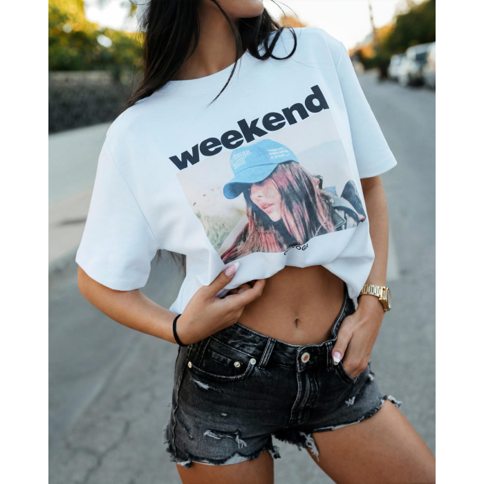 BLUZKA T-SHIRT OLAVOGA FLYKIO ECRU