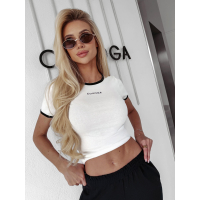 BLUZKA T-SHIRT OLAVOGA GABRIELA ECRU