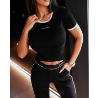 BLUZKA T-SHIRT OLAVOGA GABRIELA BLACK