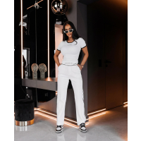 BLUZKA T-SHIRT OLAVOGA GABRIELA ECRU
