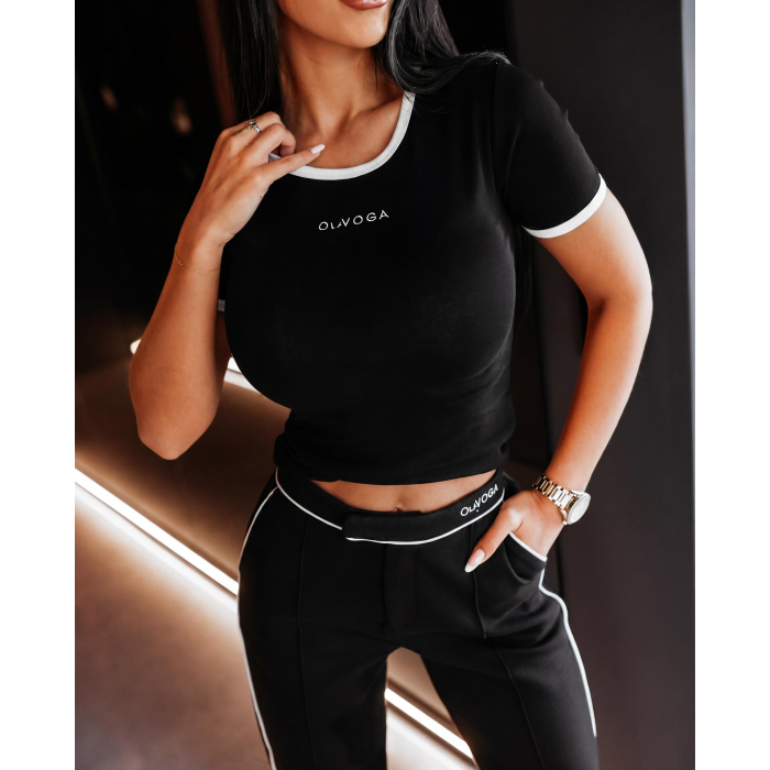 BLUZKA T-SHIRT OLAVOGA GABRIELA BLACK