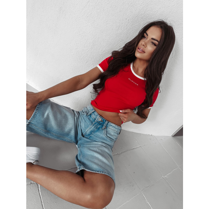 BLUZKA T-SHIRT OLAVOGA GABRIELA RED